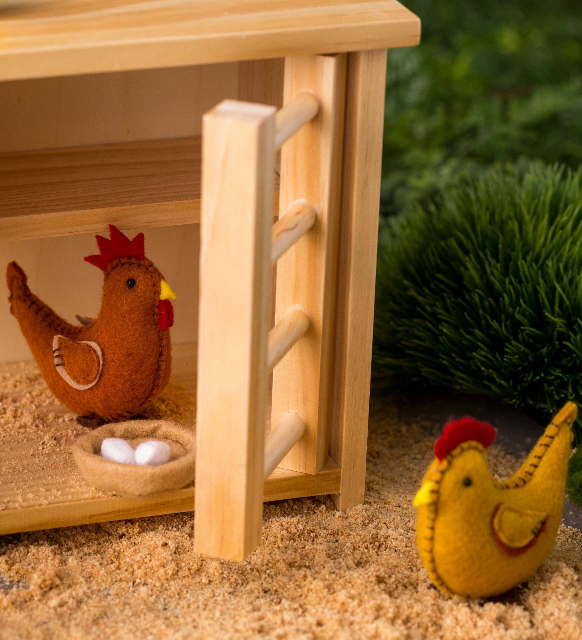 Miniature Retro Wooden Chicken Coop Mini Family Kids Arts And Crafts Ages  6-8
