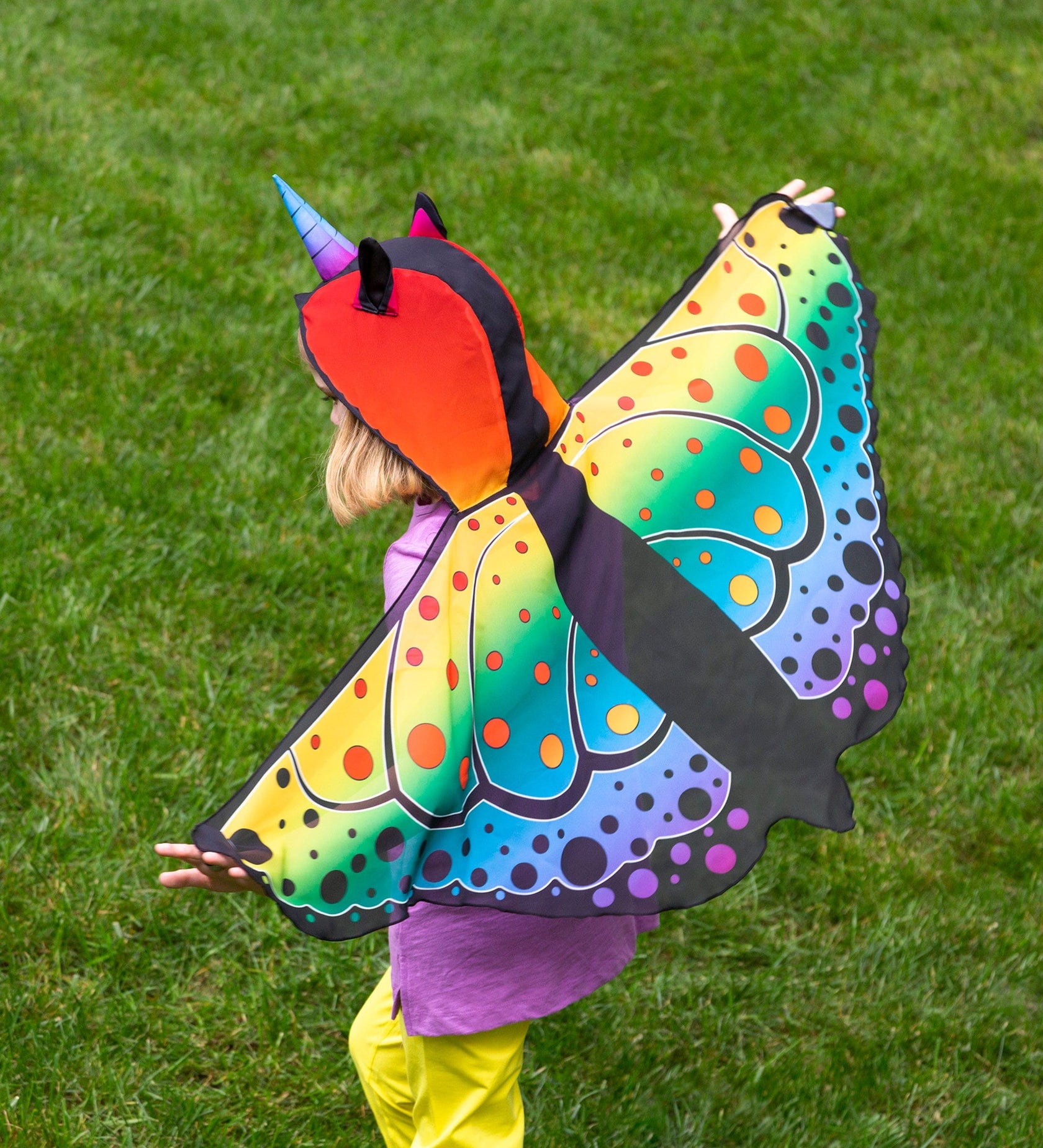 Rainbow Butterfly Unicorn Wings Costume – Hearthsong