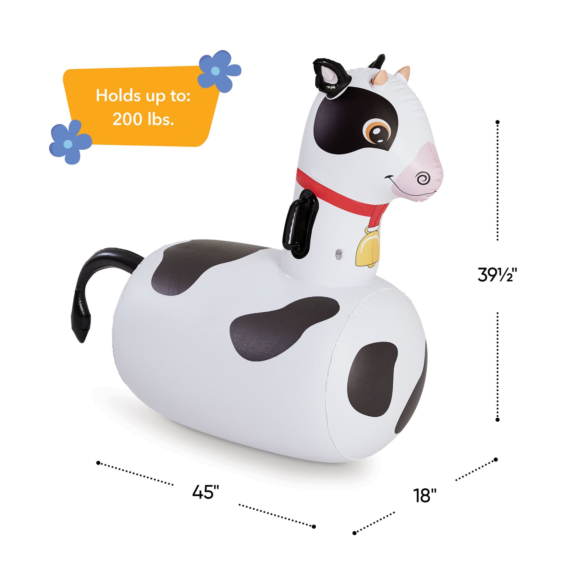 Inflatable shops cow bouncer