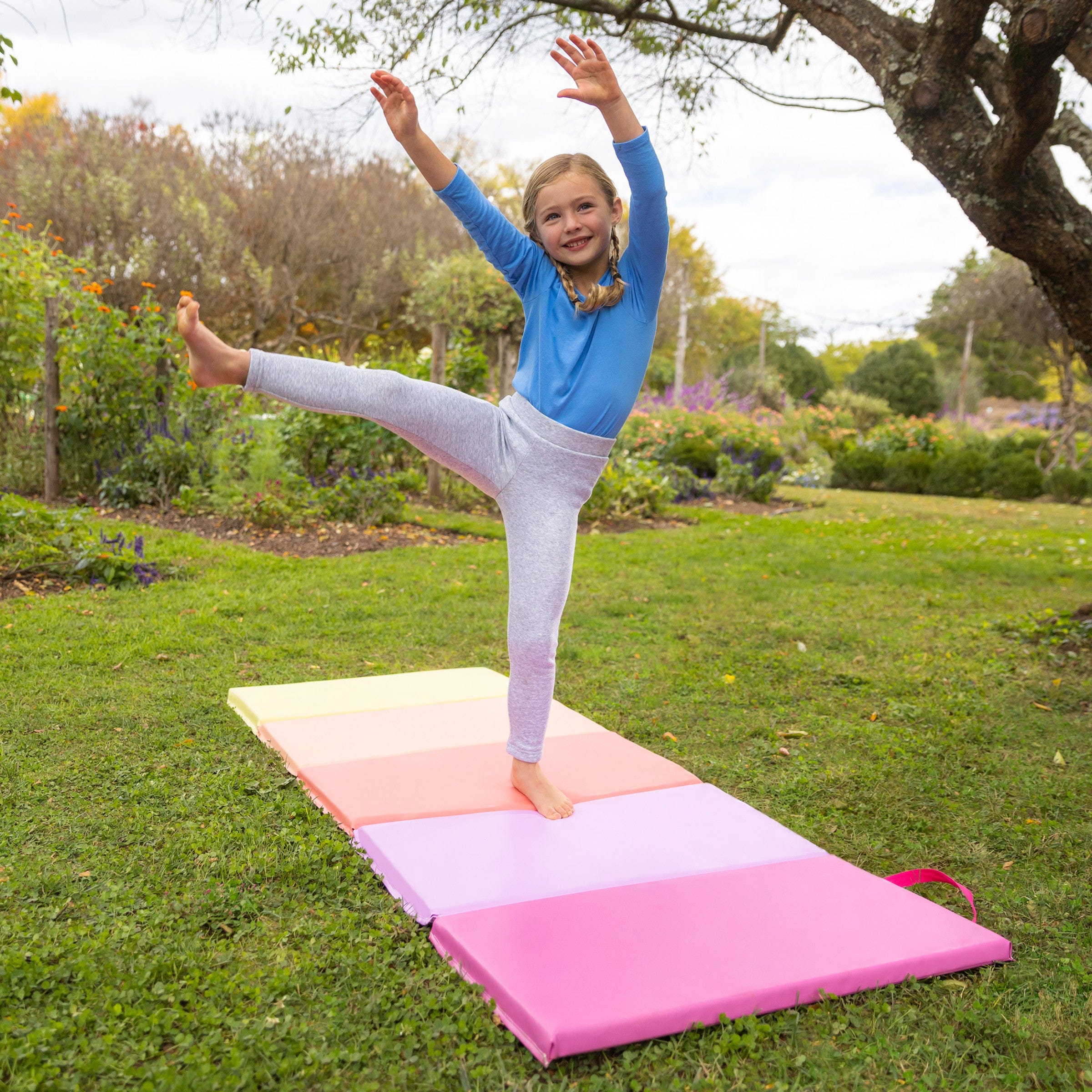 5-Panel Folding Gymnastics Tumbling Mat – HearthSong