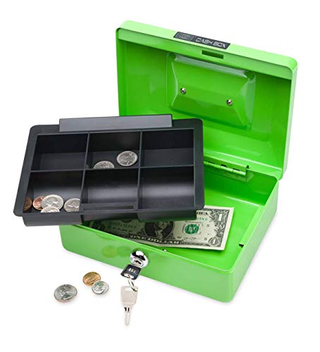 My First Business Kids' Metal Cash Lockbox