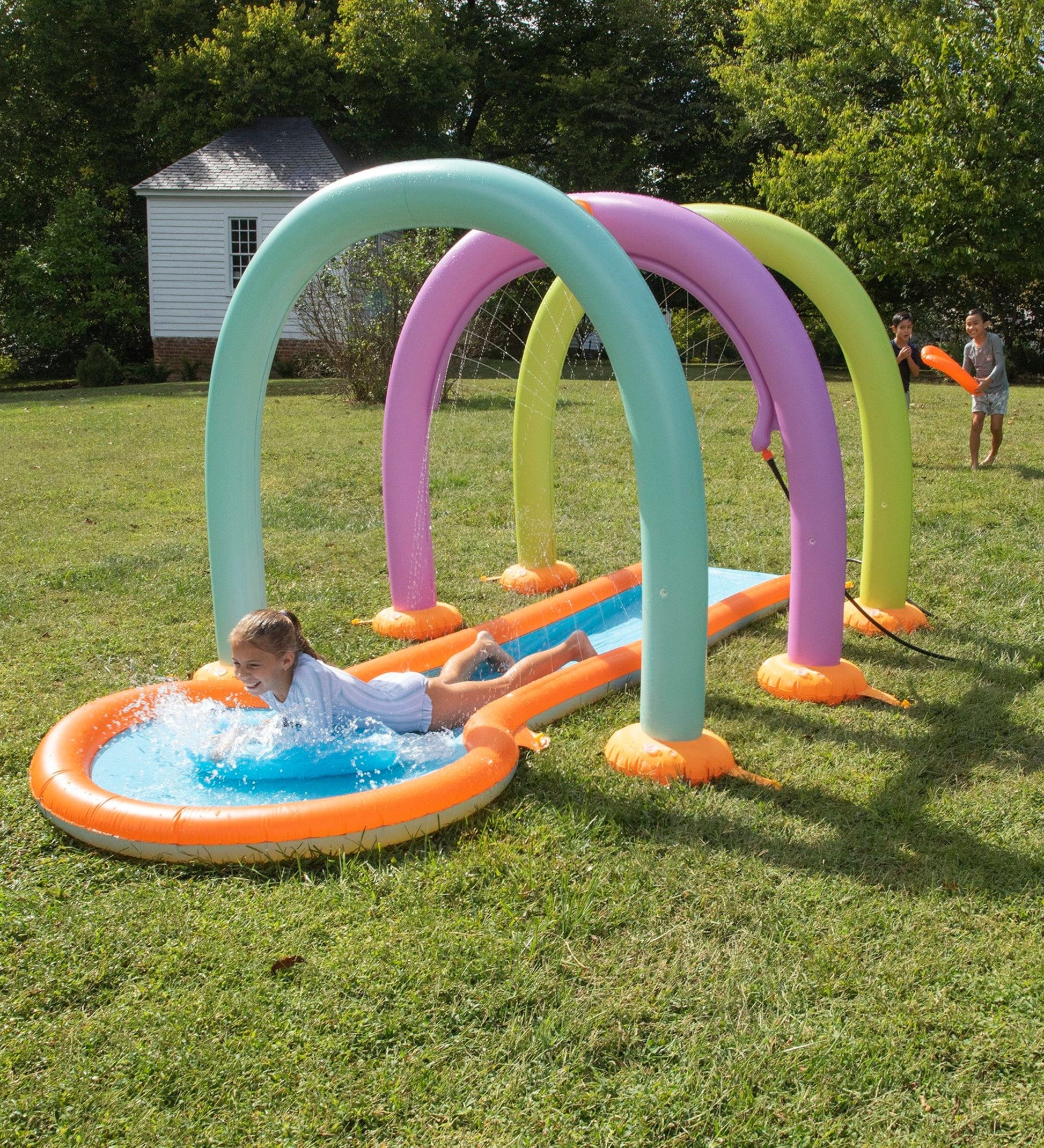 Inflatable Super Pool Water Slide – Hearthsong
