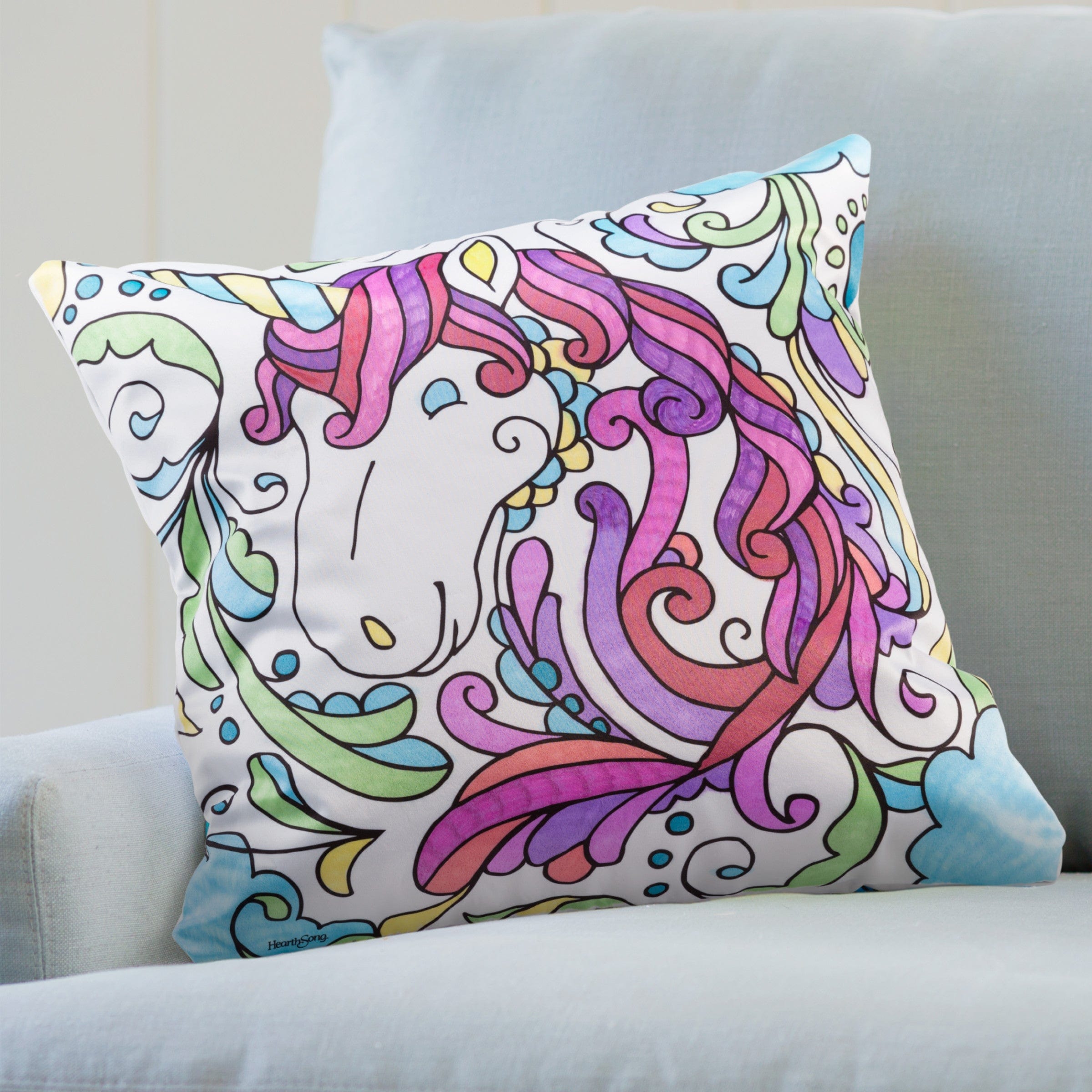 Colour your own pillow case sale