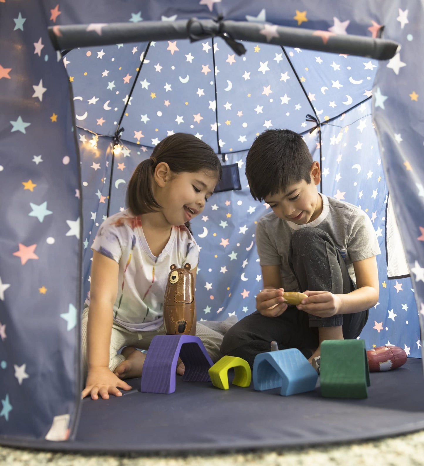 Pop-Up Play Tent with Lights