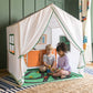 Fabric Garage and Tool Workshop Playhouse