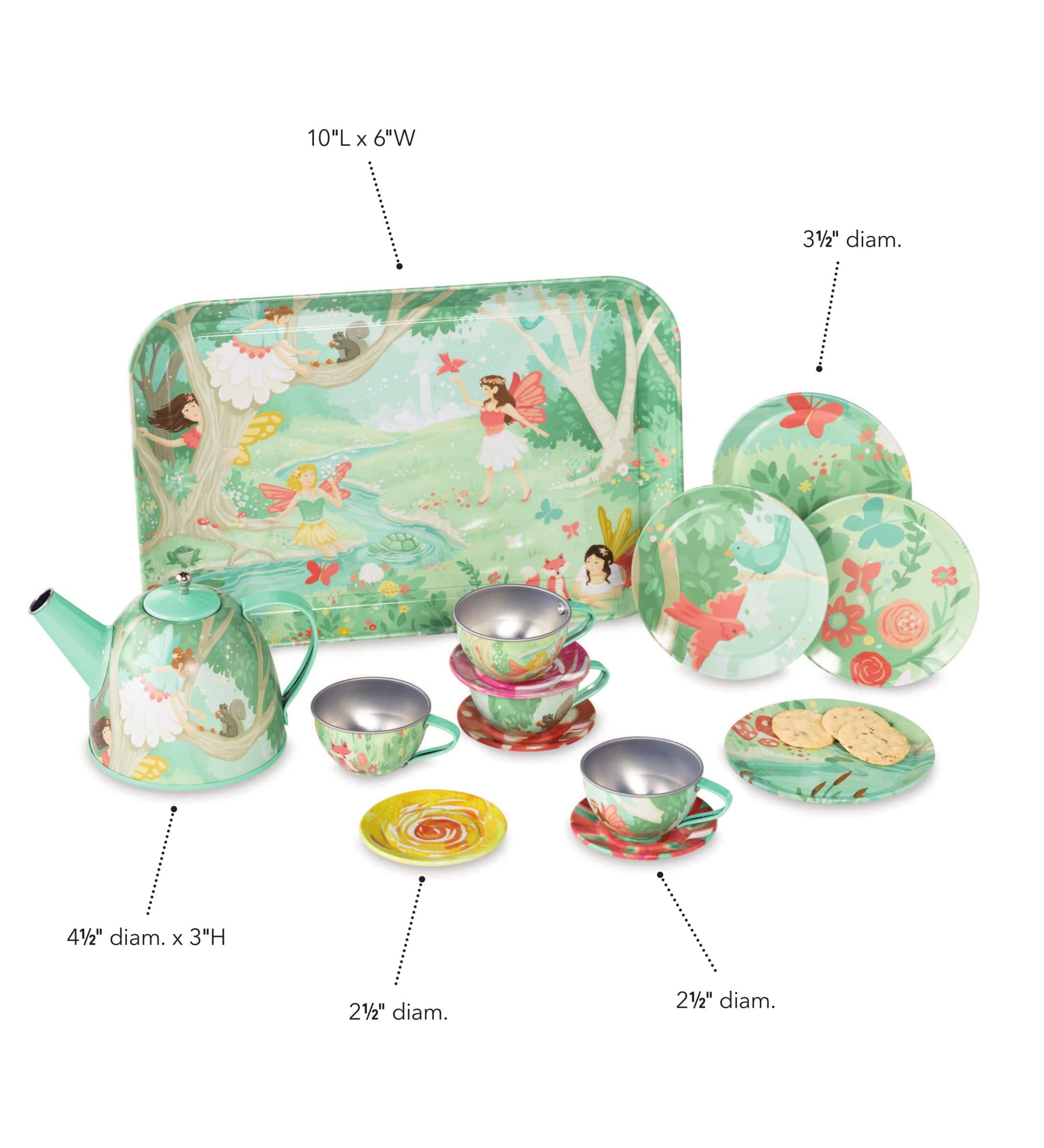 Hearthsong fairy hotsell tea set