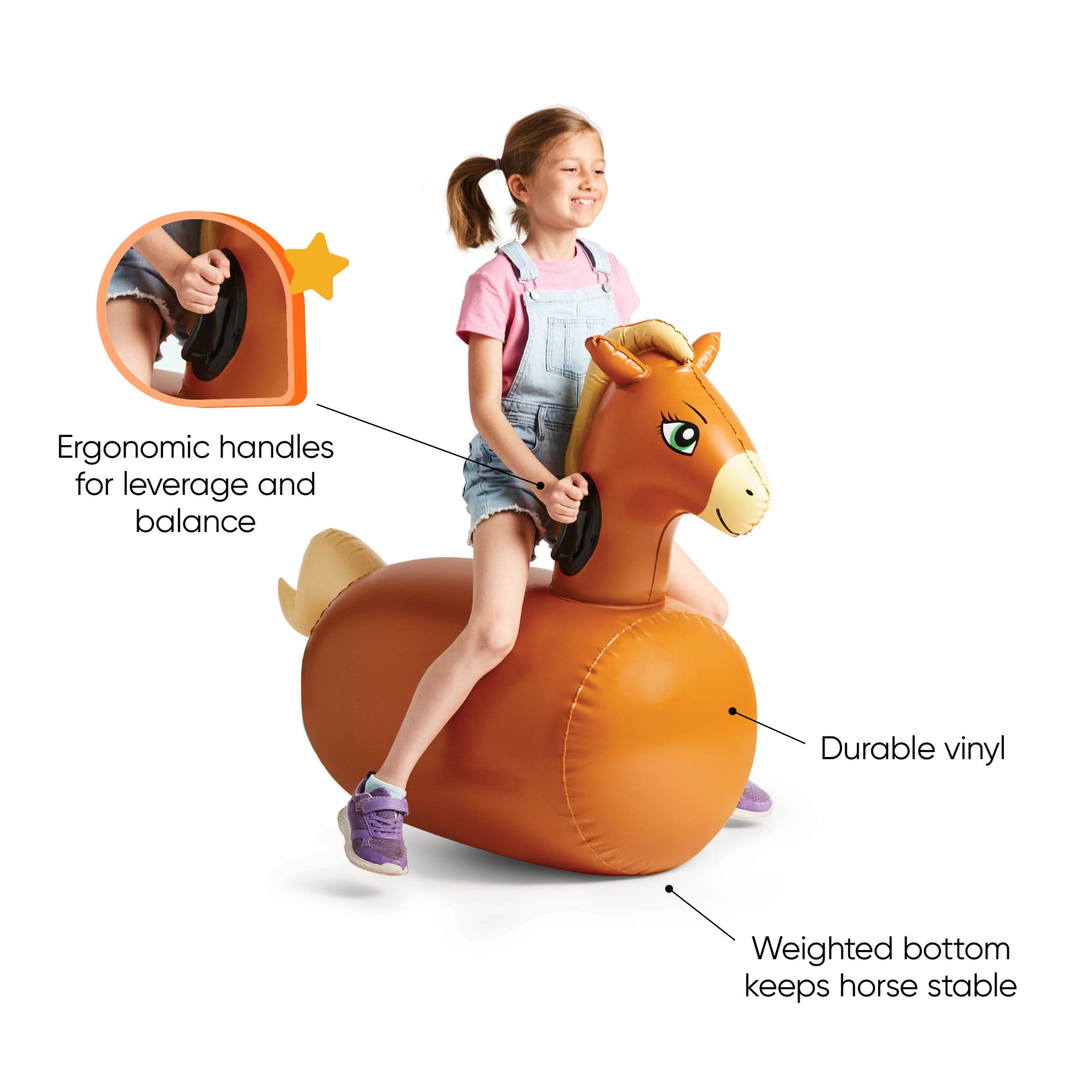Inflatable Ride-On Hop 'n Go Horses – Hearthsong
