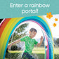 Giant Inflatable Rainbow Arch Sprinkler