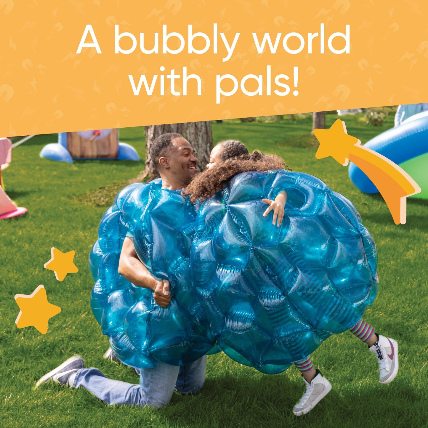 Inflatable Buddy Bumper Balls, Set of Two