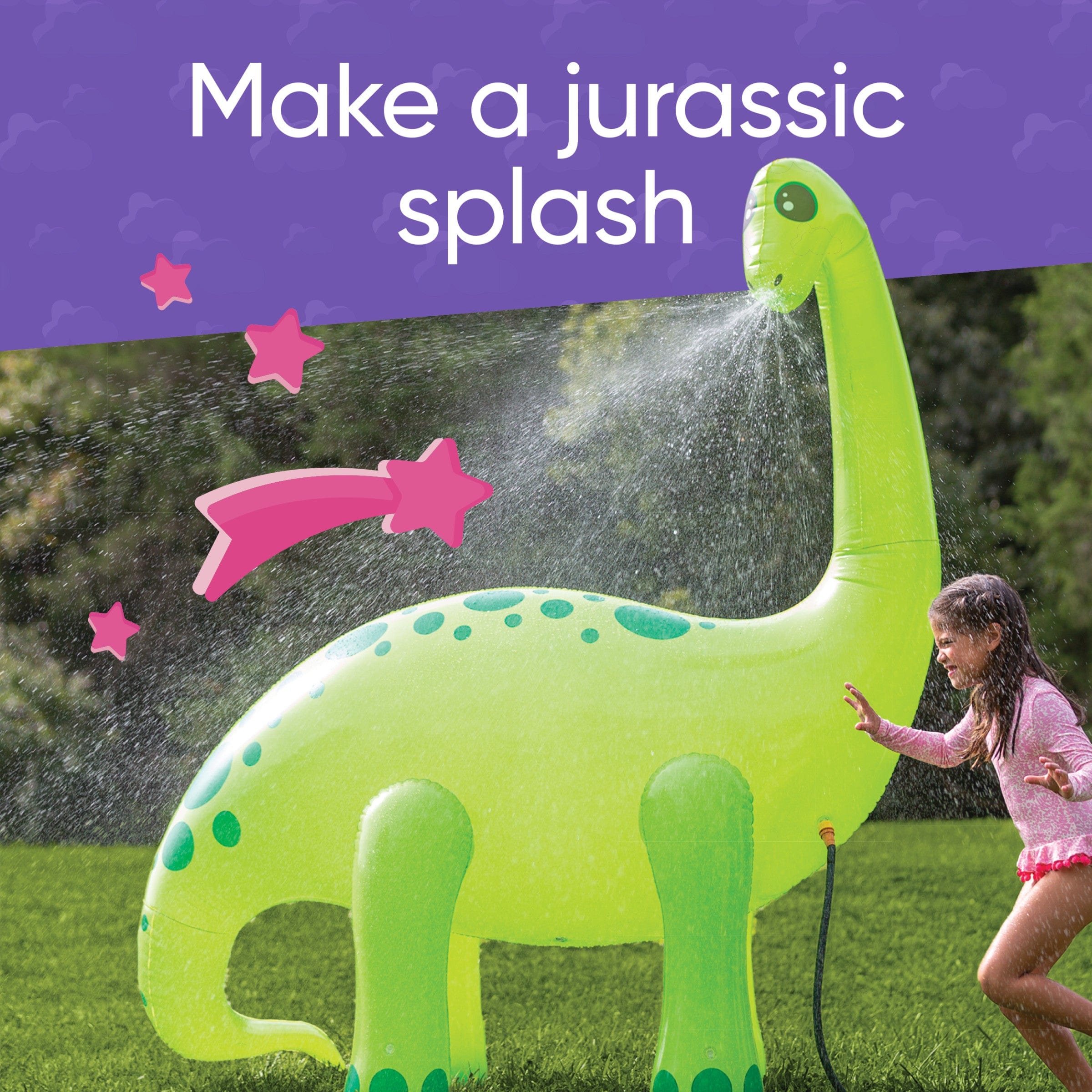 Dinosaur best sale water sprinkler