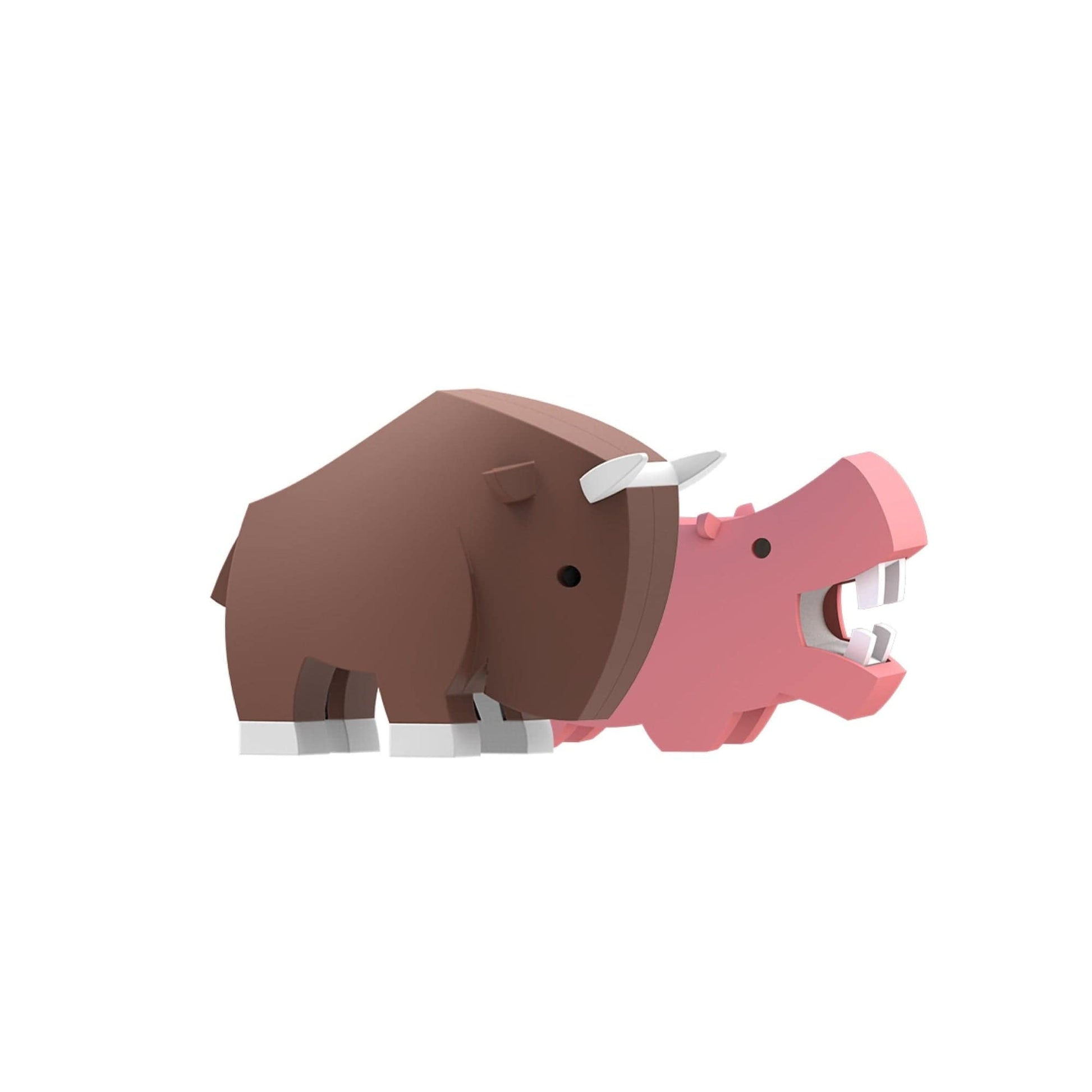 Premium Photo  Fun hippo - 3d illustration