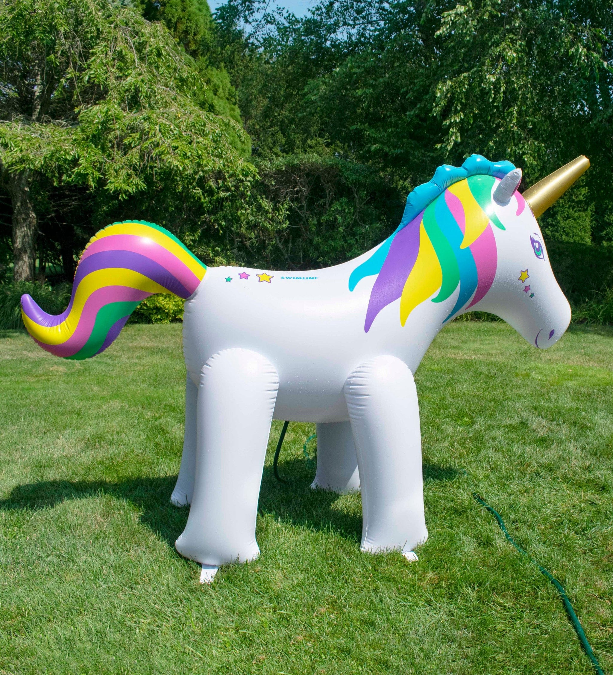 Gigantic 6-Foot Inflatable Unicorn Sprinkler – Hearthsong