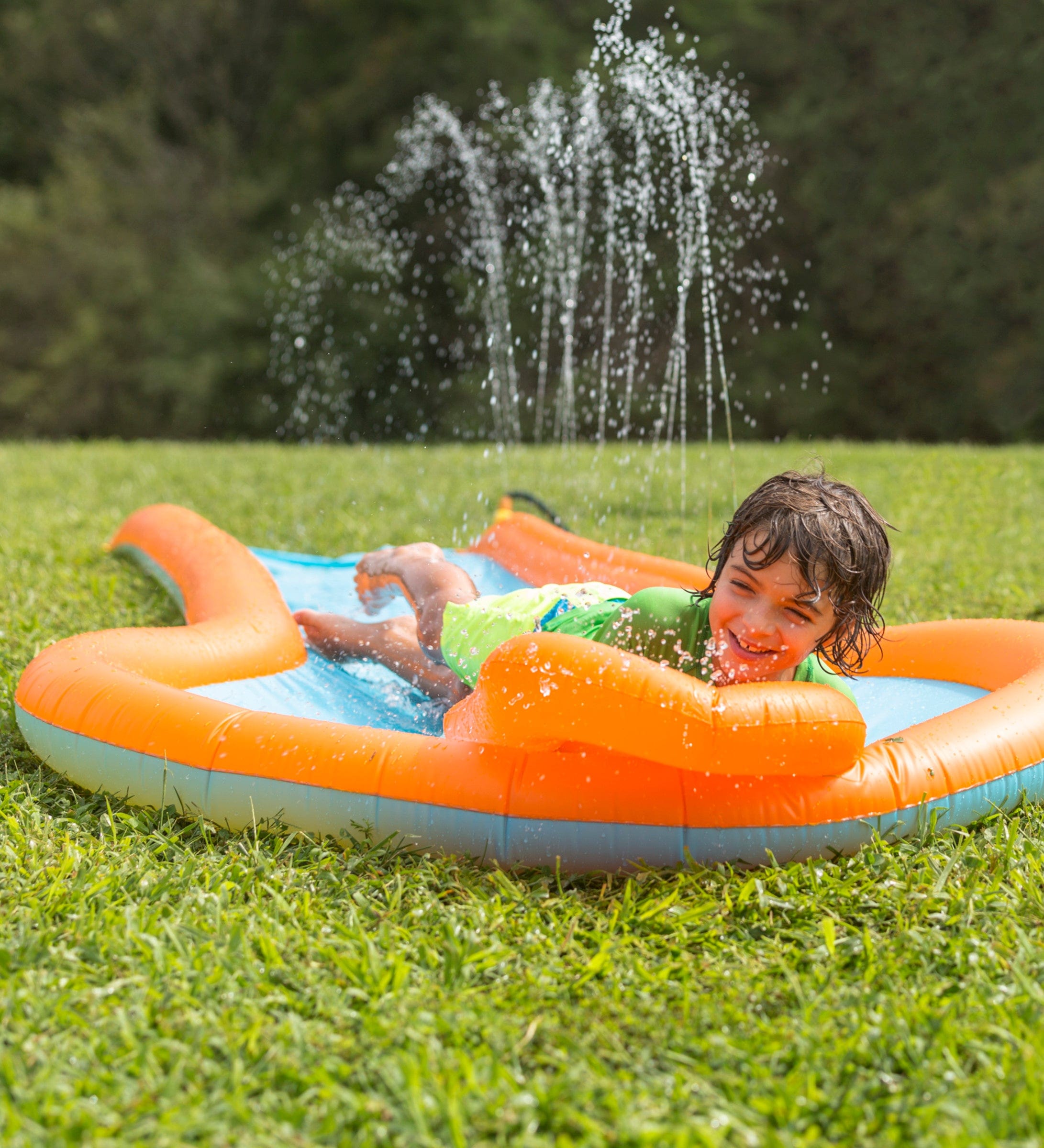 Hearthsong inflatable water hot sale slide for kids