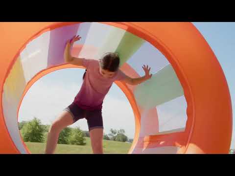 Roll with it giant best sale inflatable wheel