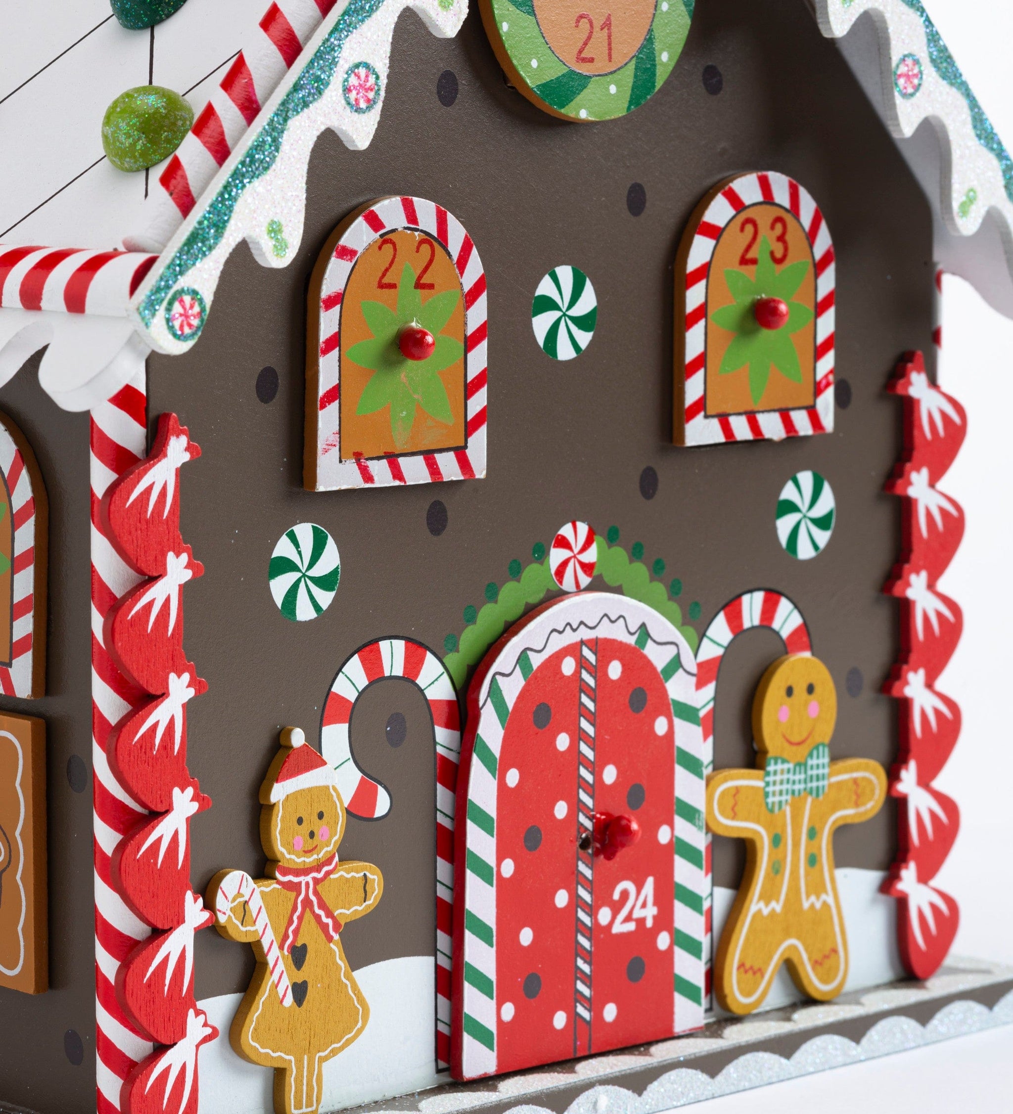 Wooden Gingerbread Advent House HearthSong
