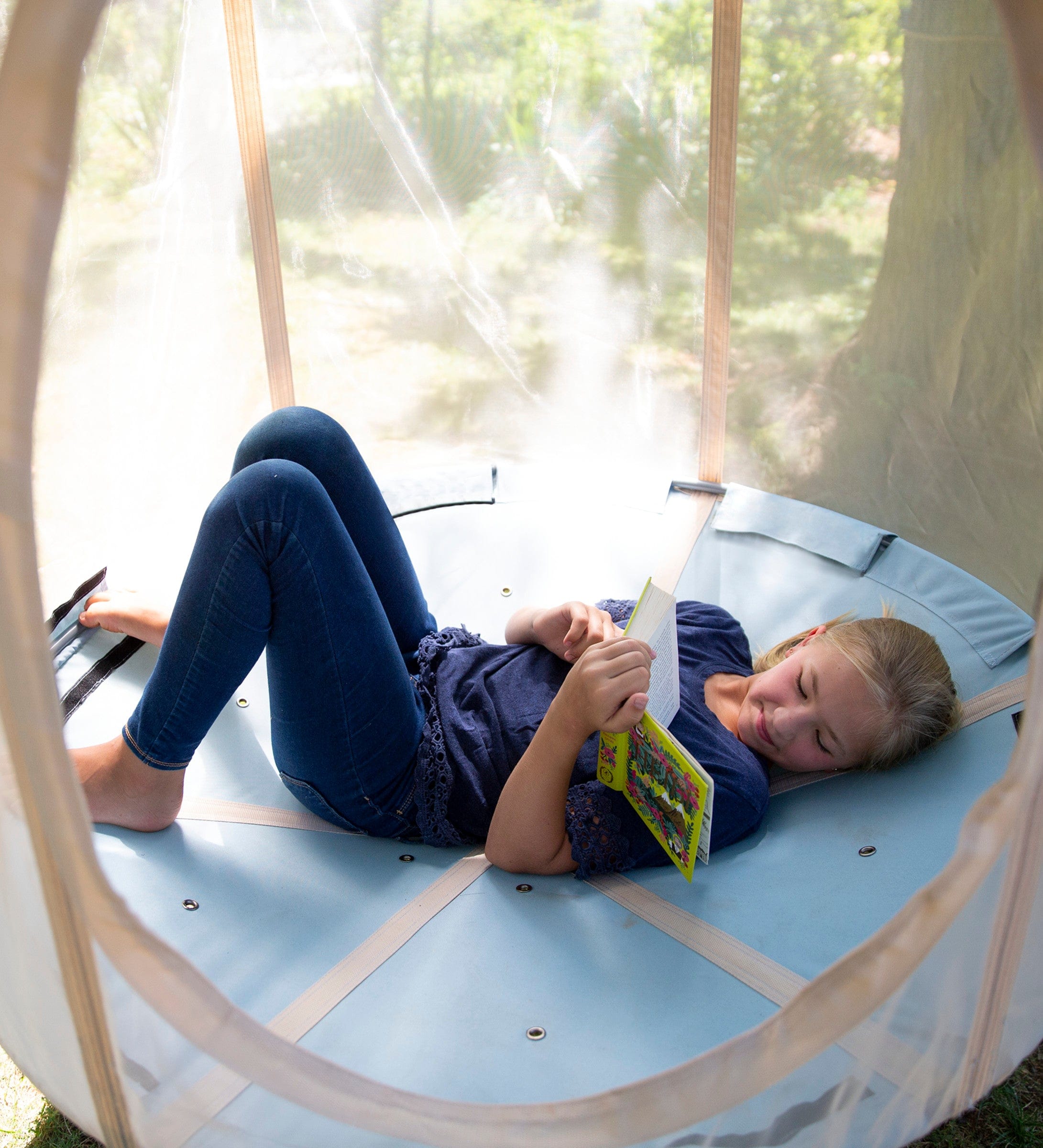 Hanging discount teepee hammock