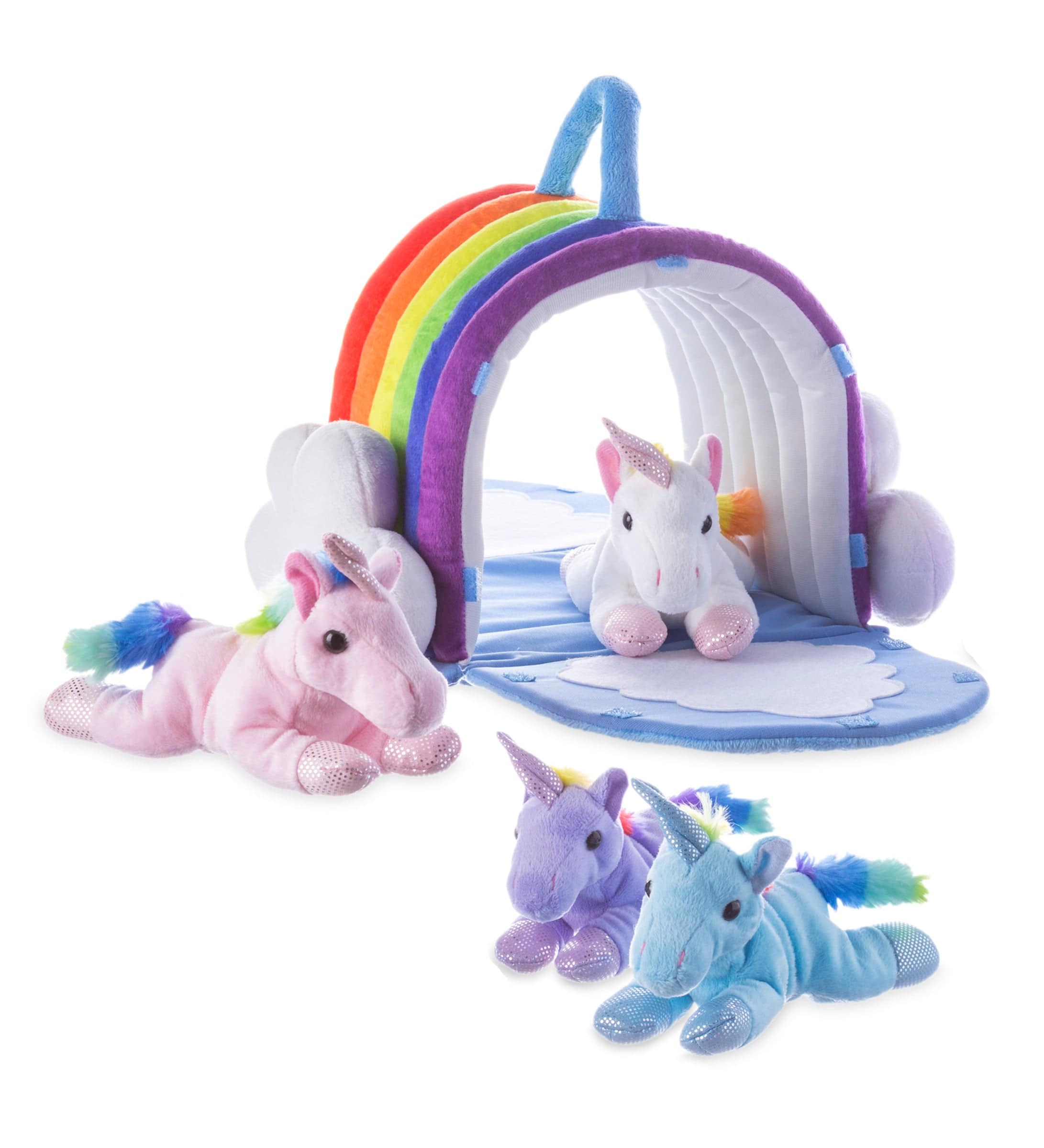 Plush Rainbow Unicorn Play Set – HearthSong