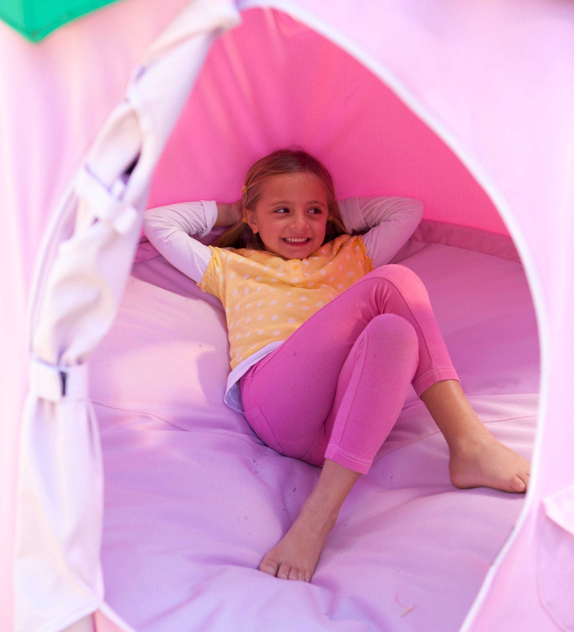 Cozy Posy HugglePod HangOut Nylon Hanging Tent with LED Flower