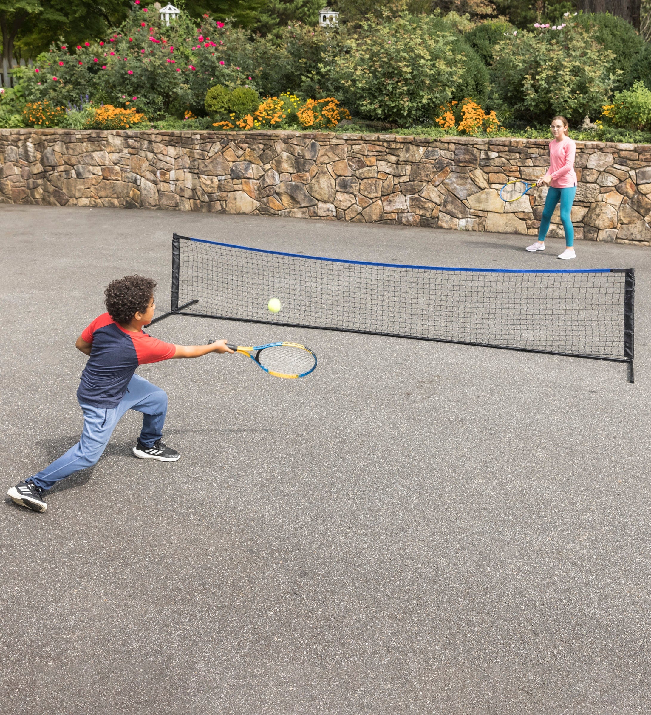 Beginner's Portable Street Tennis Game Set – Hearthsong