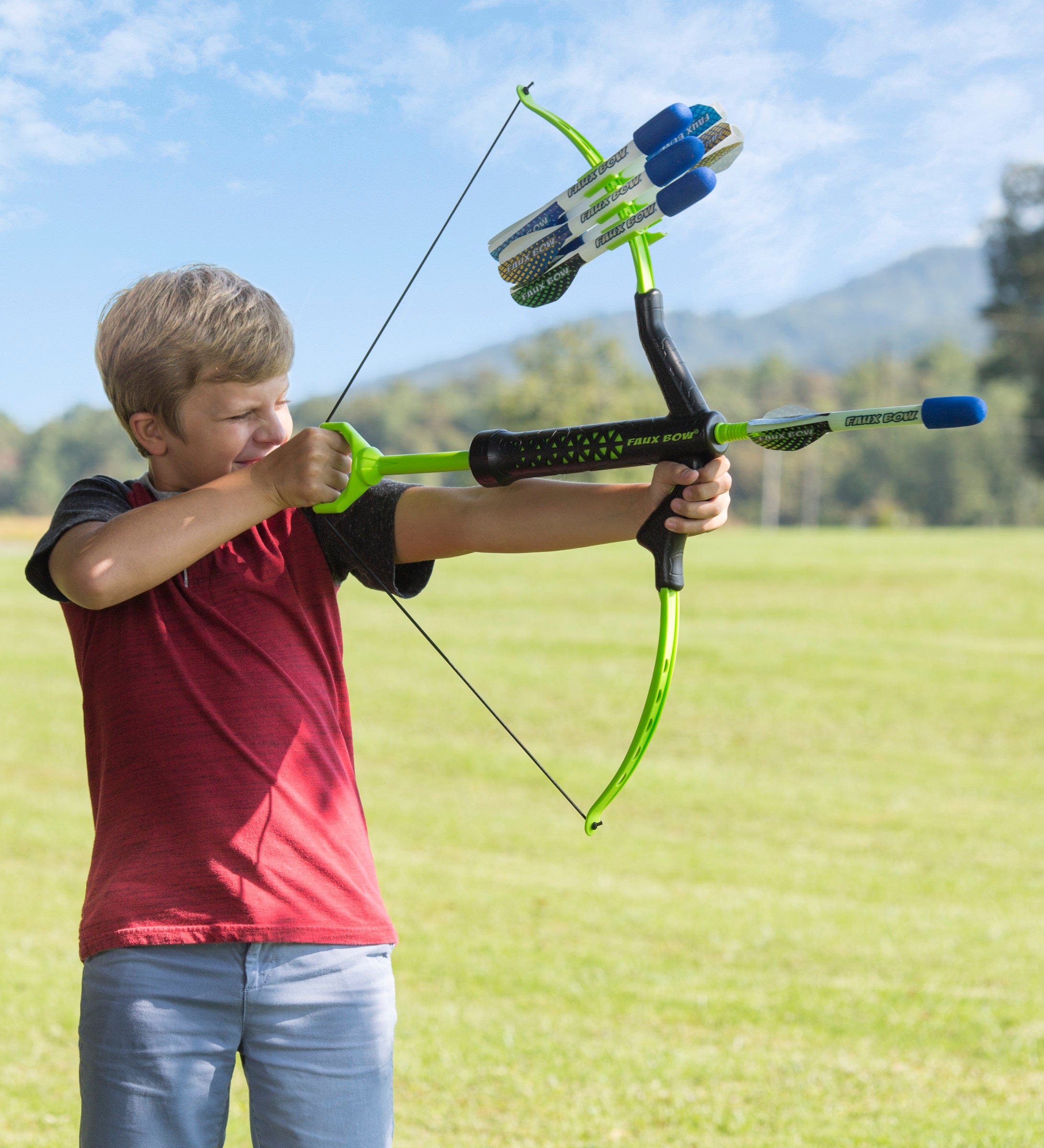 A bow on sale and arrow