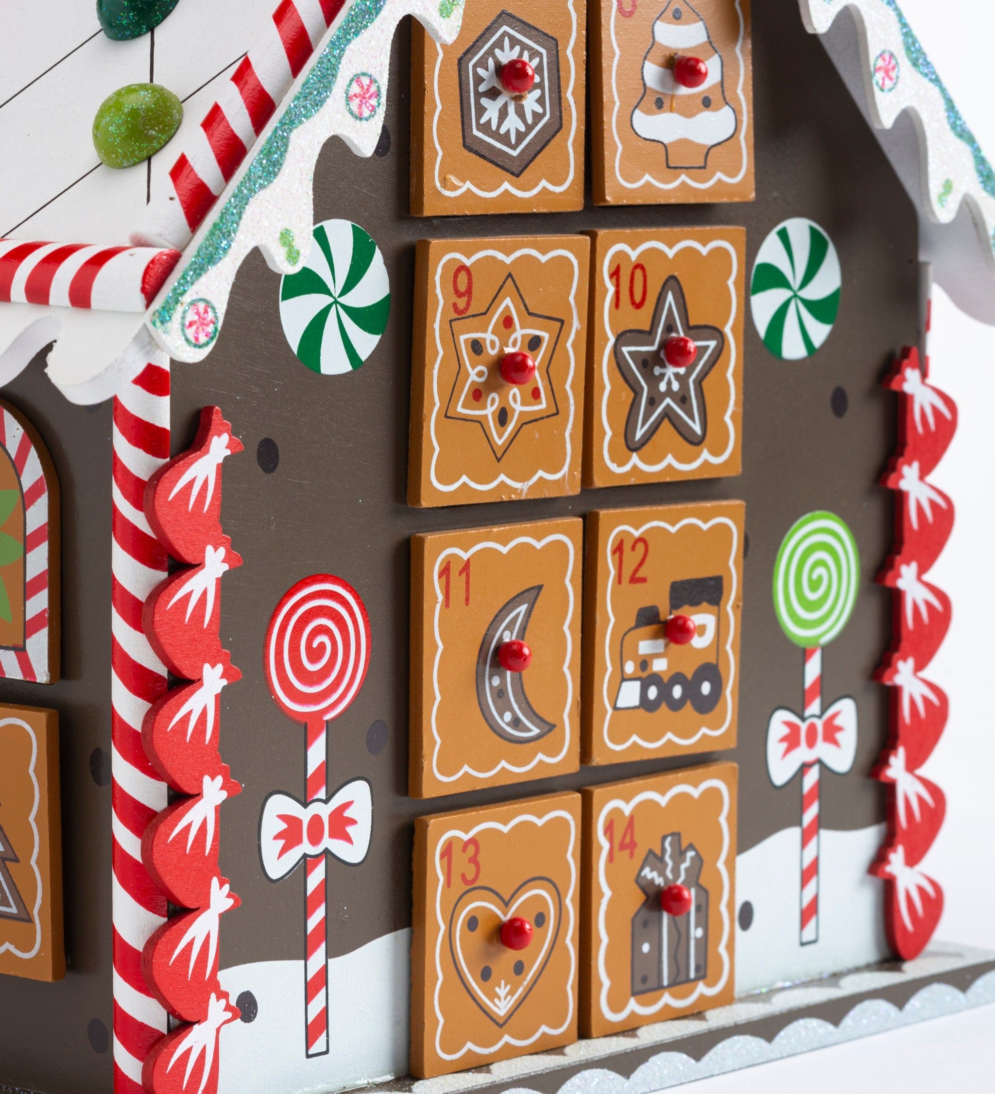 Wooden Gingerbread Advent House – Hearthsong