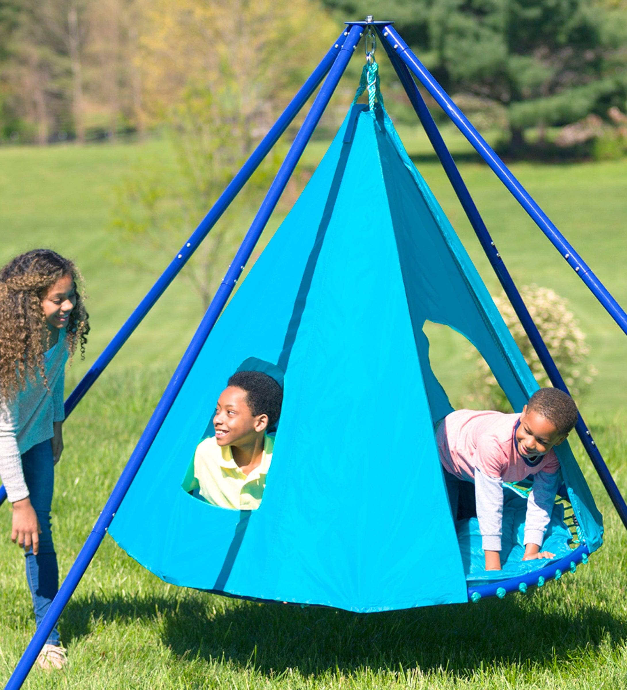 Teepee discount tent swing