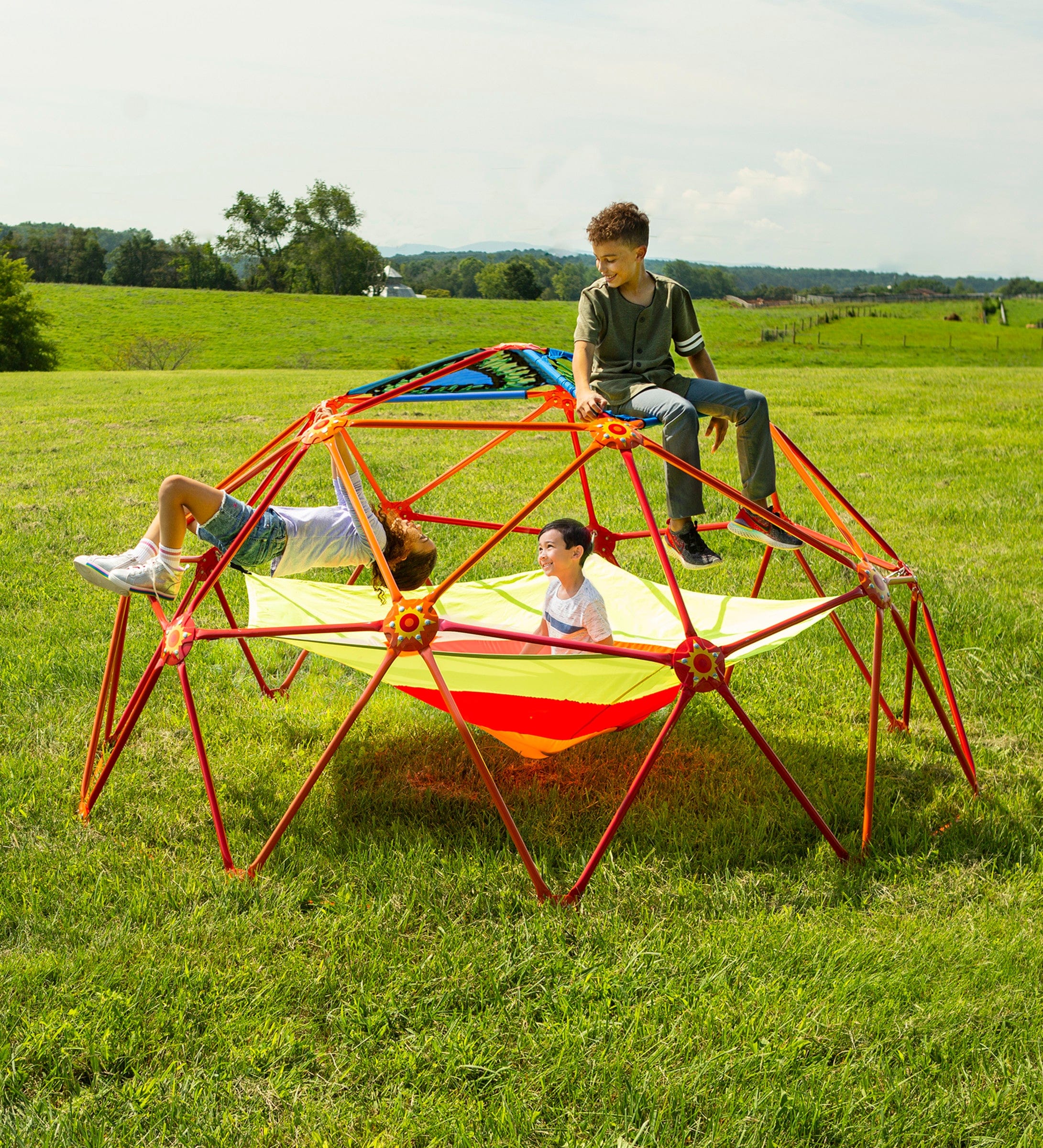 Geodesic dome 2024 jungle gym