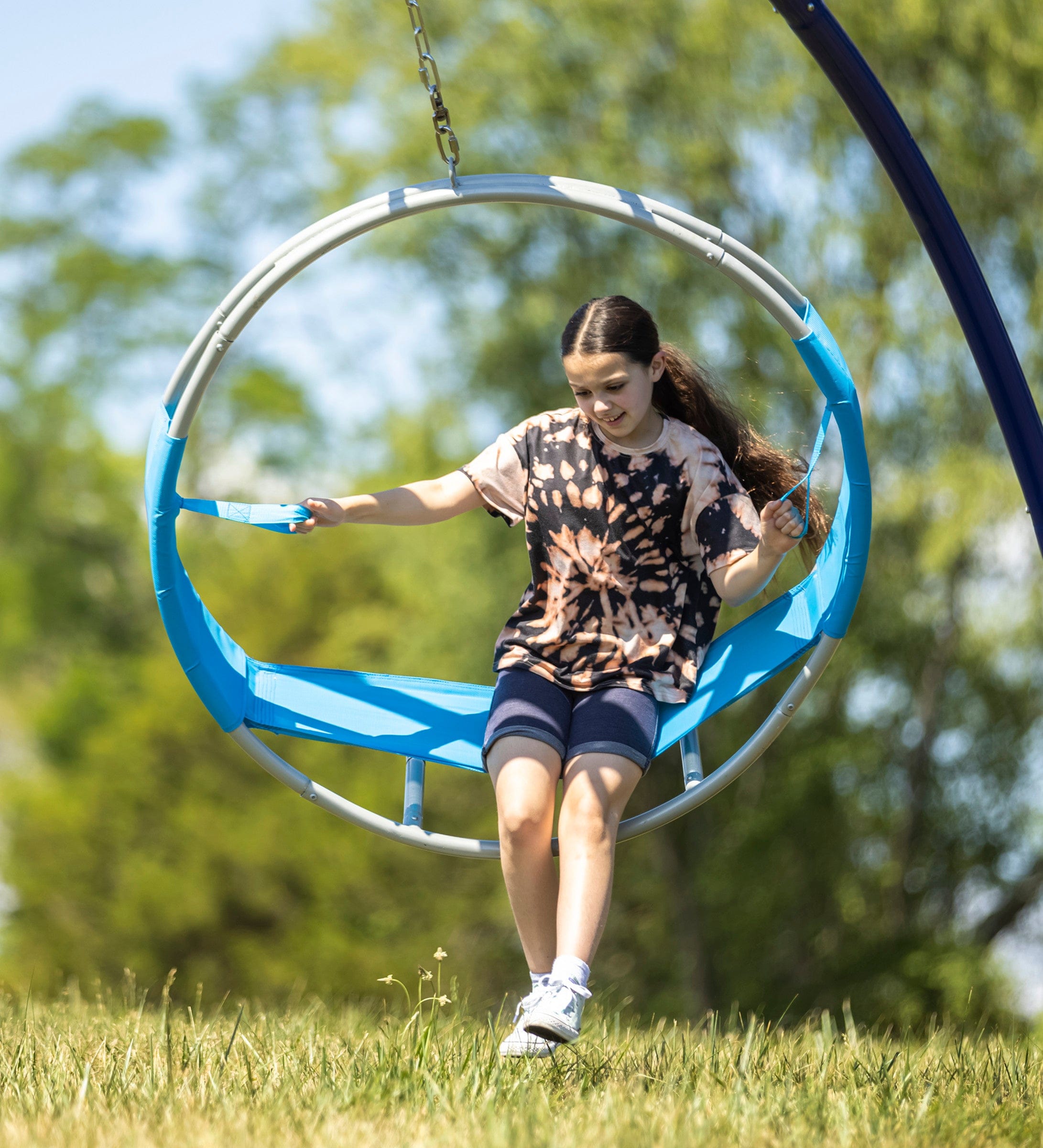 40 Inch Aerial Hoop Spinning Round Swing Hearthsong