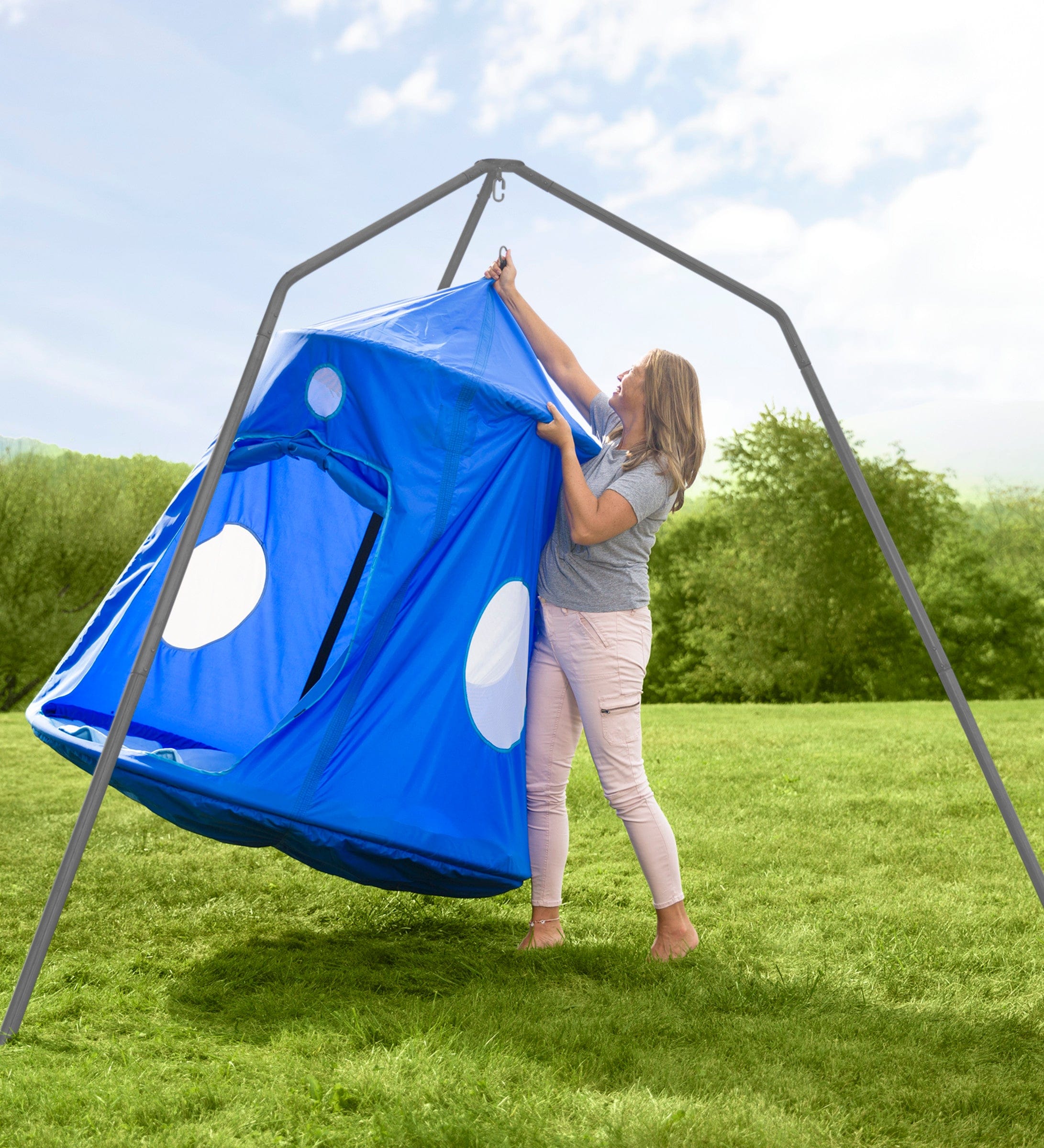 Hanging camping outlet tent