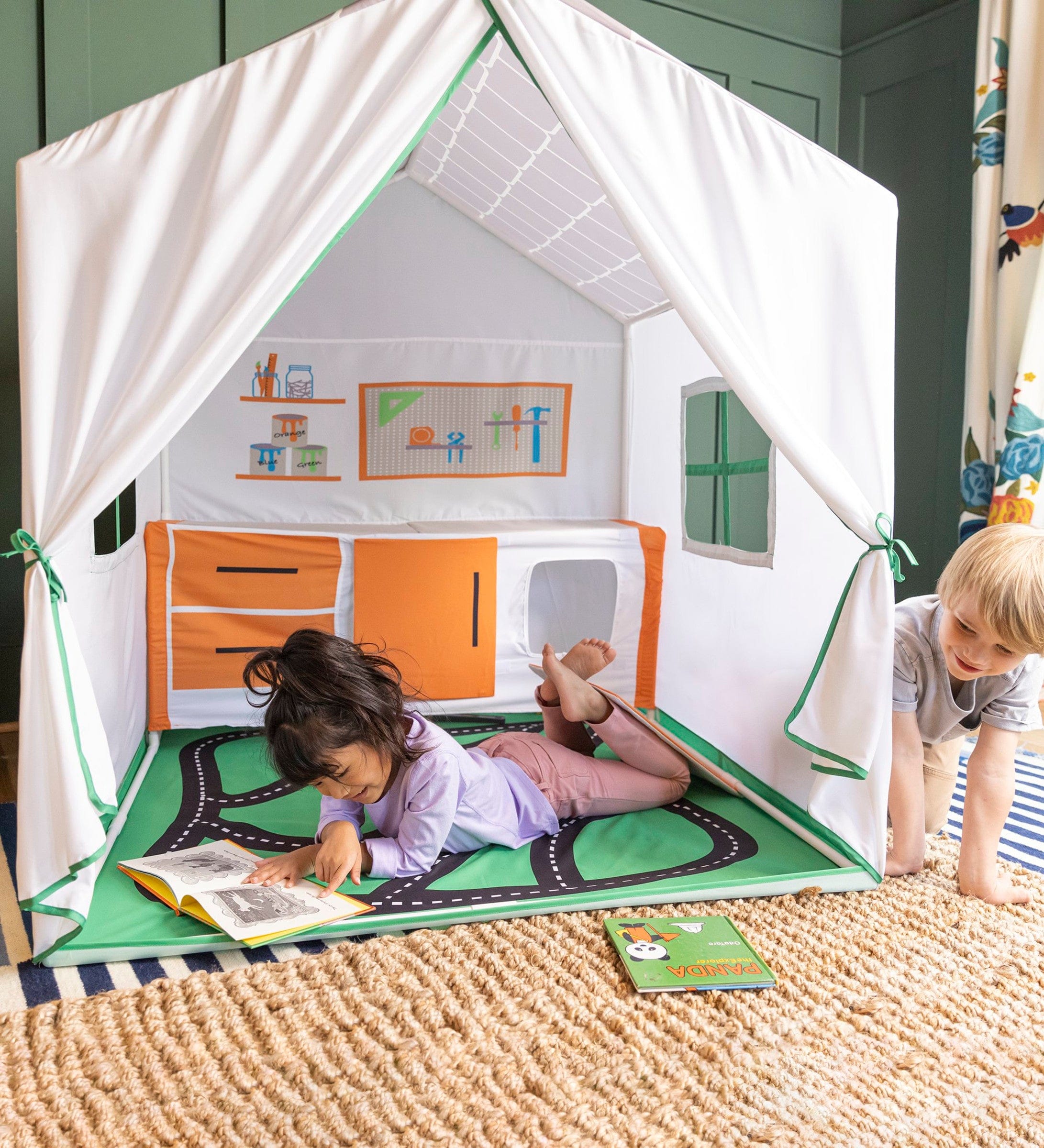 Garage play hot sale tent