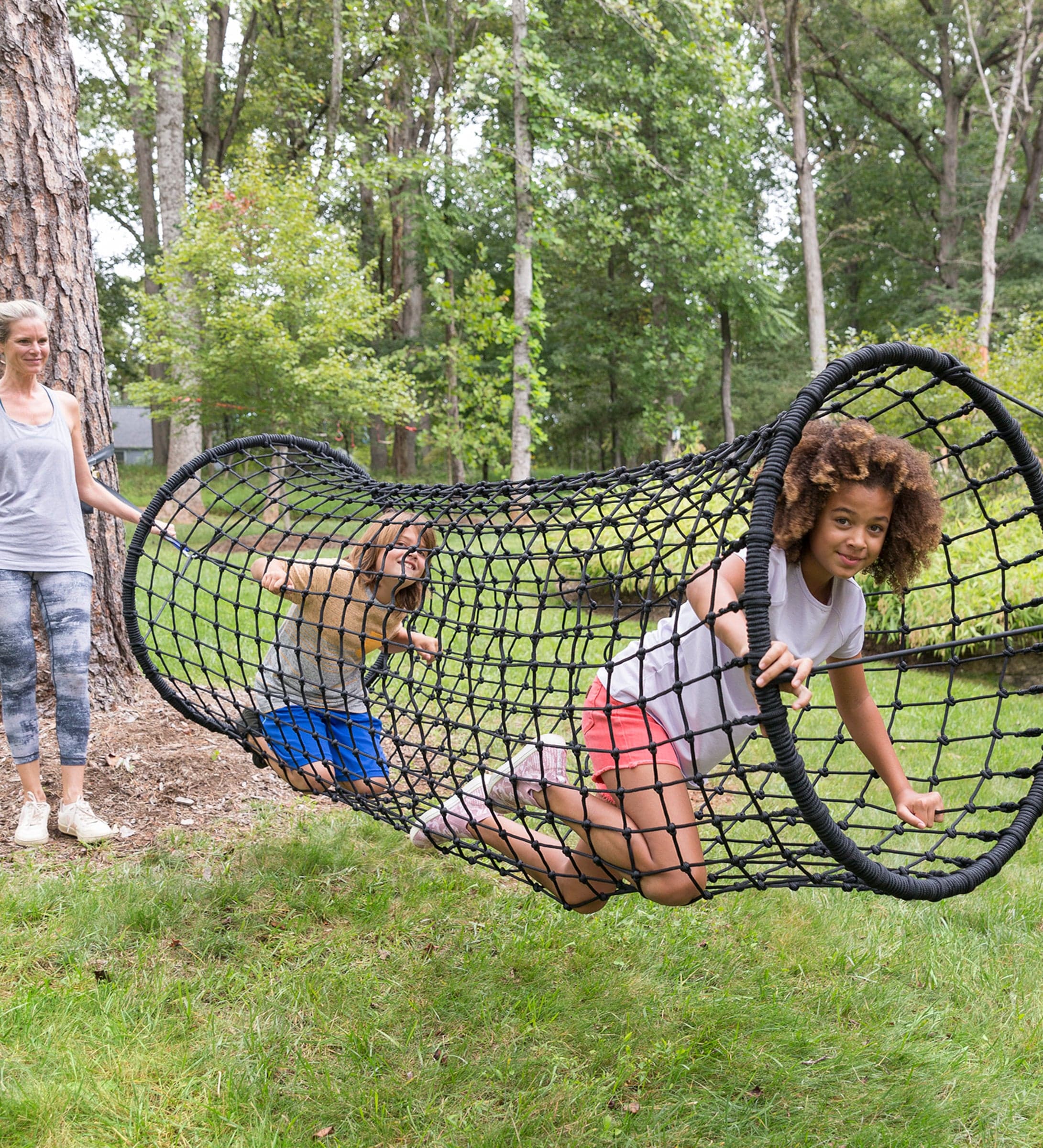 Hearthsong rope bridge play tunnel on sale