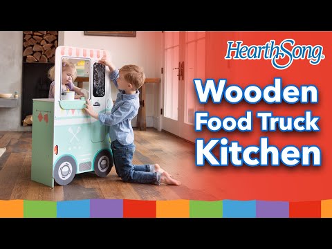 wooden food carts
